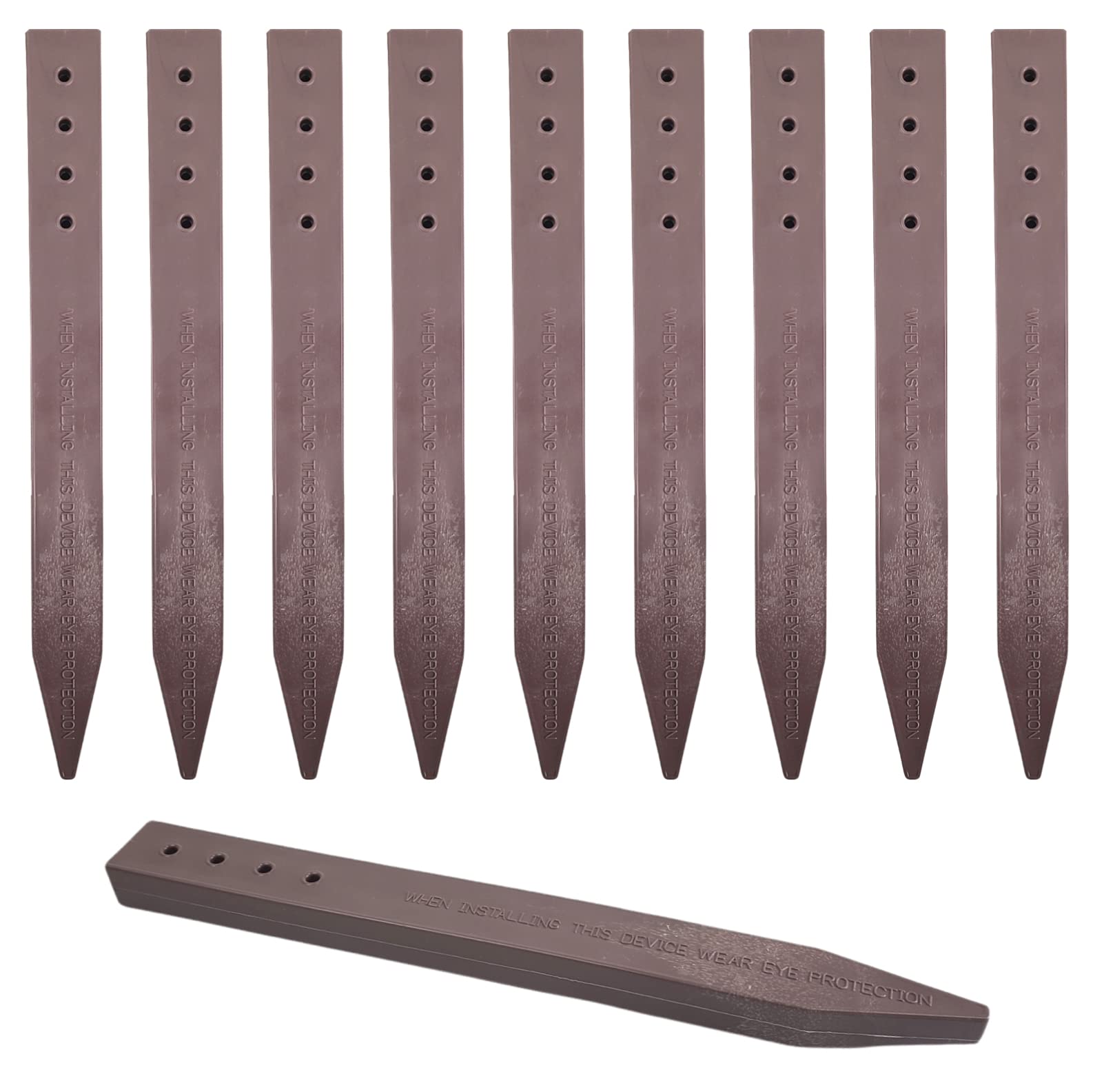 Amazon.com : One Stop Outdoor (20-Pack) Heavy Duty, Brown